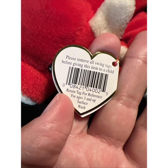 Ty Beanie Baby - SNORT the Bull (9 Inch) NEW NWT Plush Stuffed Animal Toy (1995) - Picture 4 of 10